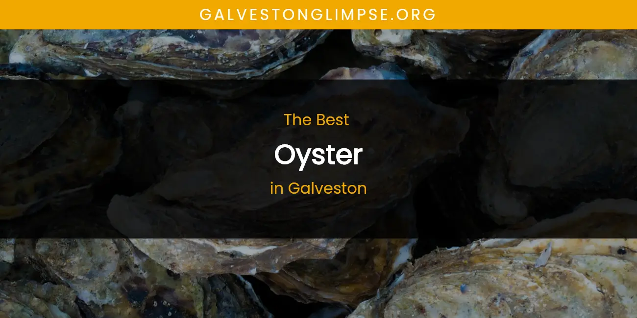 The Absolute Best Oyster in Galveston featured